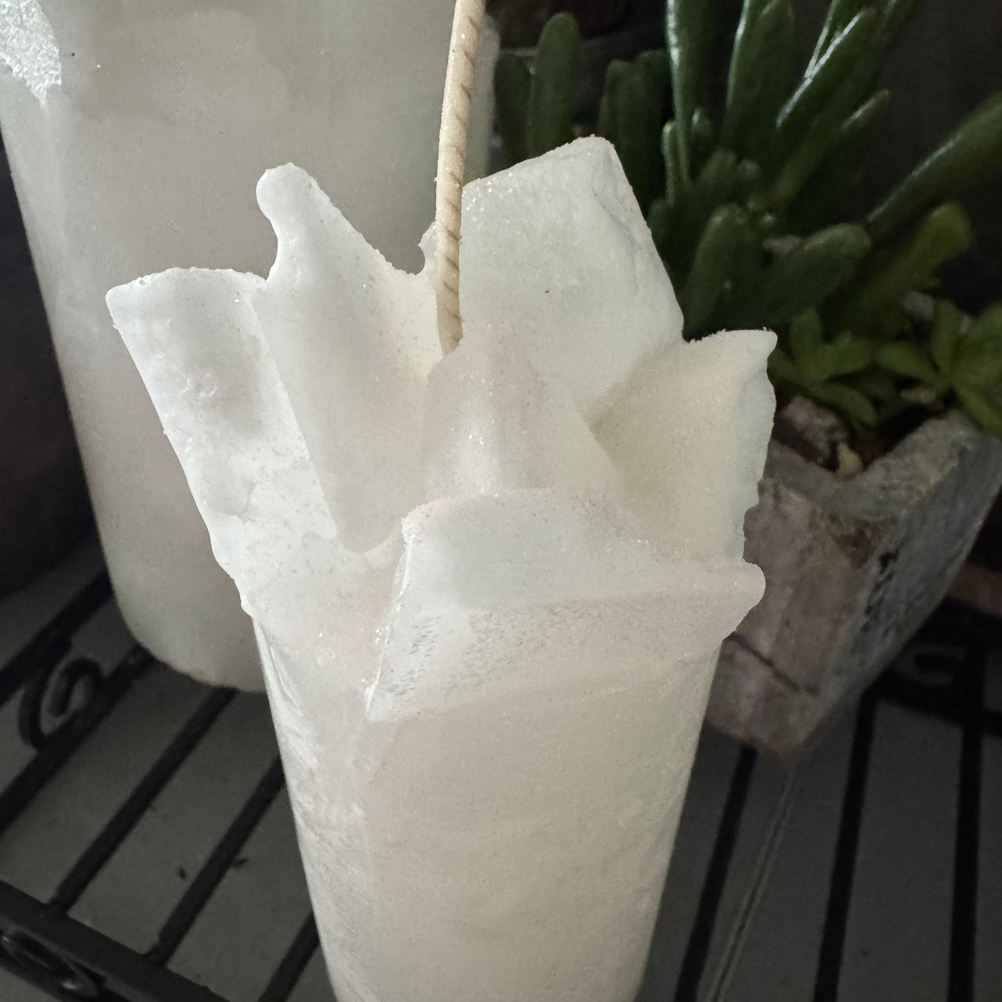 Blizzard White Spruce Scented Pillar Candle