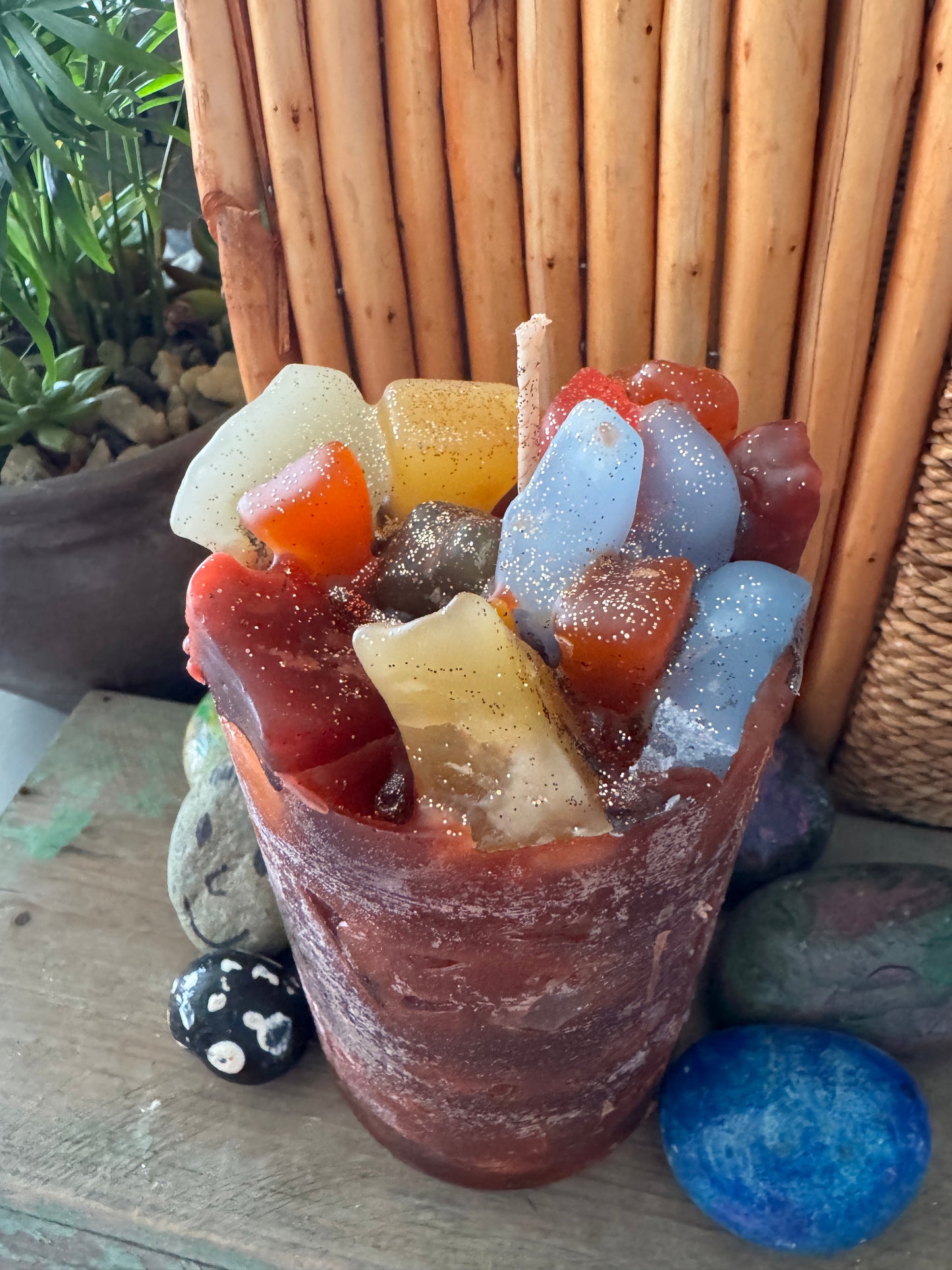Sedona Sunset Sage Verbena Scented Pillar Candle